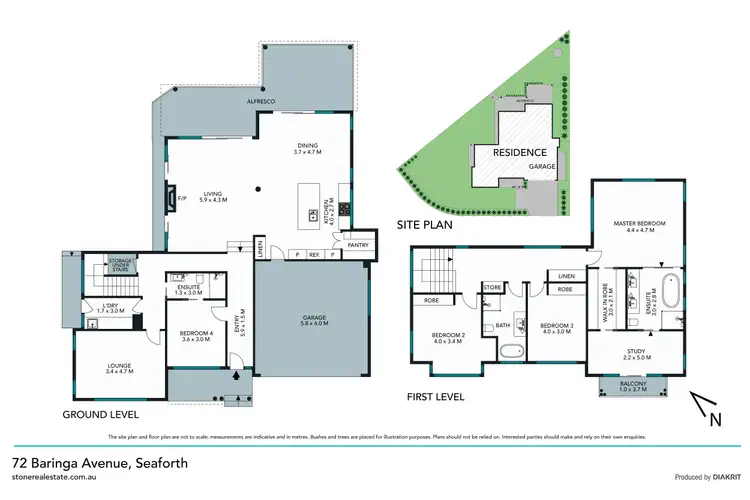 Floorplan of Homely house listing, 72 Baringa Avenue, Seaforth NSW 2092