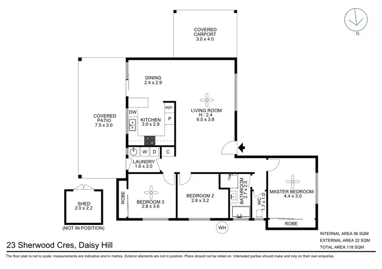 Floorplan of Homely house listing, 23 Sherwood Crescent, Daisy Hill QLD 4127