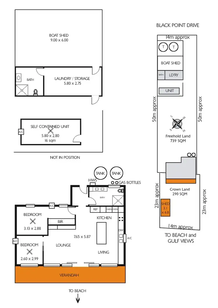 Floorplan of Homely house listing, 23 Black Point Drive, Black Point SA 5571