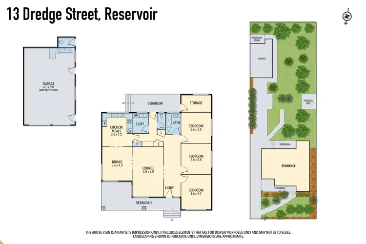 Floorplan of Homely house listing, 13 Dredge Street, Reservoir VIC 3073