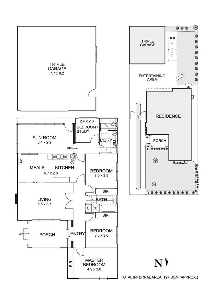 Floorplan of Homely house listing, 3 Birchwood Street, Fawkner VIC 3060