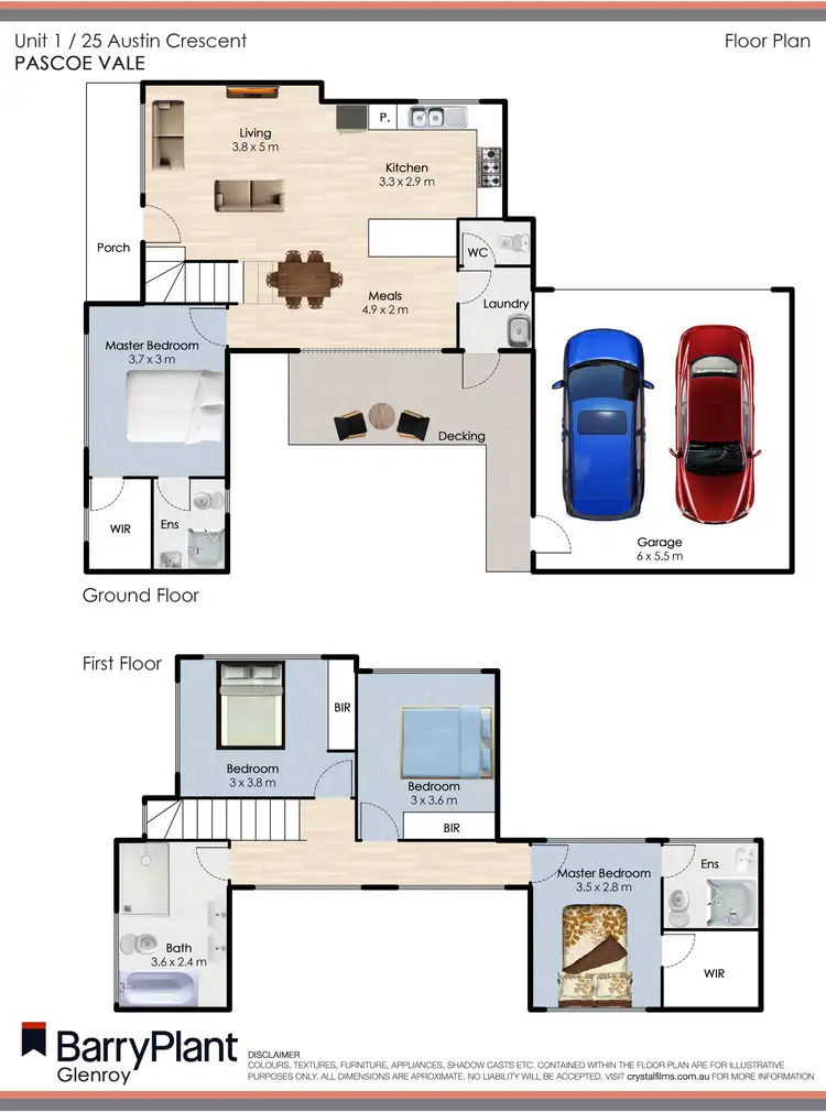 Floorplan of Homely townhouse listing, 1/25 Austin Crescent, Pascoe Vale VIC 3044