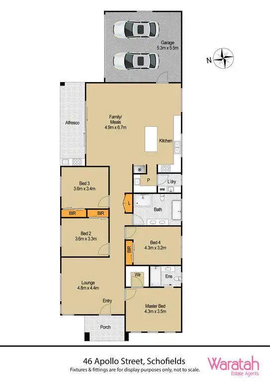 Floorplan of Homely house listing, 46 Apollo Street, Schofields NSW 2762