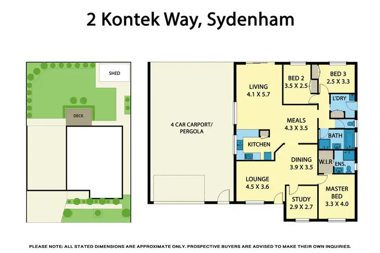 Floorplan of Homely house listing, 2 Kontek Way, Sydenham VIC 3037