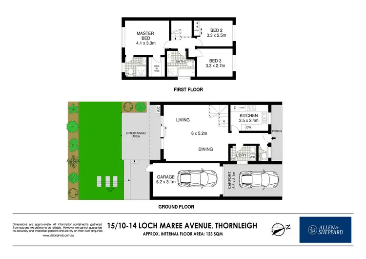 Floorplan of Homely townhouse listing, 15/10-14 Loch Maree Avenue, Thornleigh NSW 2120