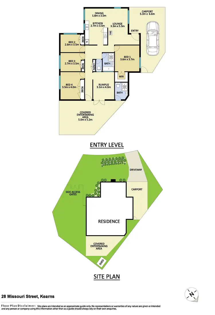 Floorplan of Homely house listing, 28 Missouri Street, Kearns NSW 2558