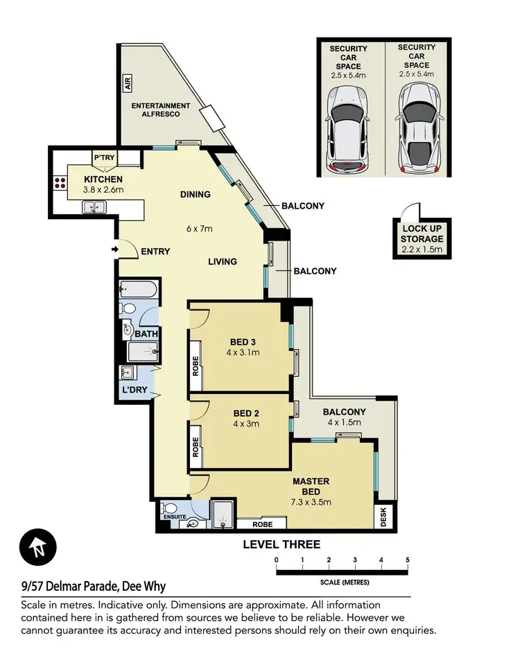Floorplan of Homely apartment listing, 9/57 Delmar Parade, Dee Why NSW 2099