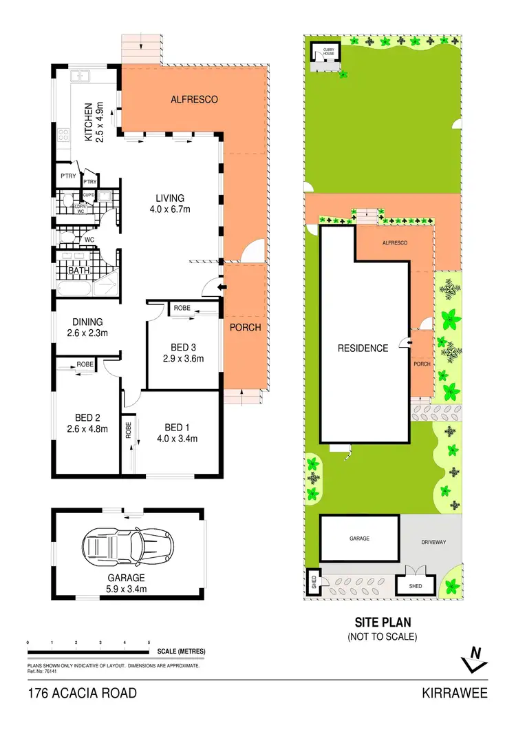 Floorplan of Homely house listing, 176 Acacia Road, Kirrawee NSW 2232