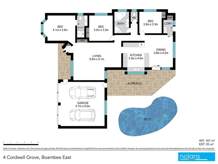 Floorplan of Homely house listing, 4 Cordwell Grove, Boambee East NSW 2452