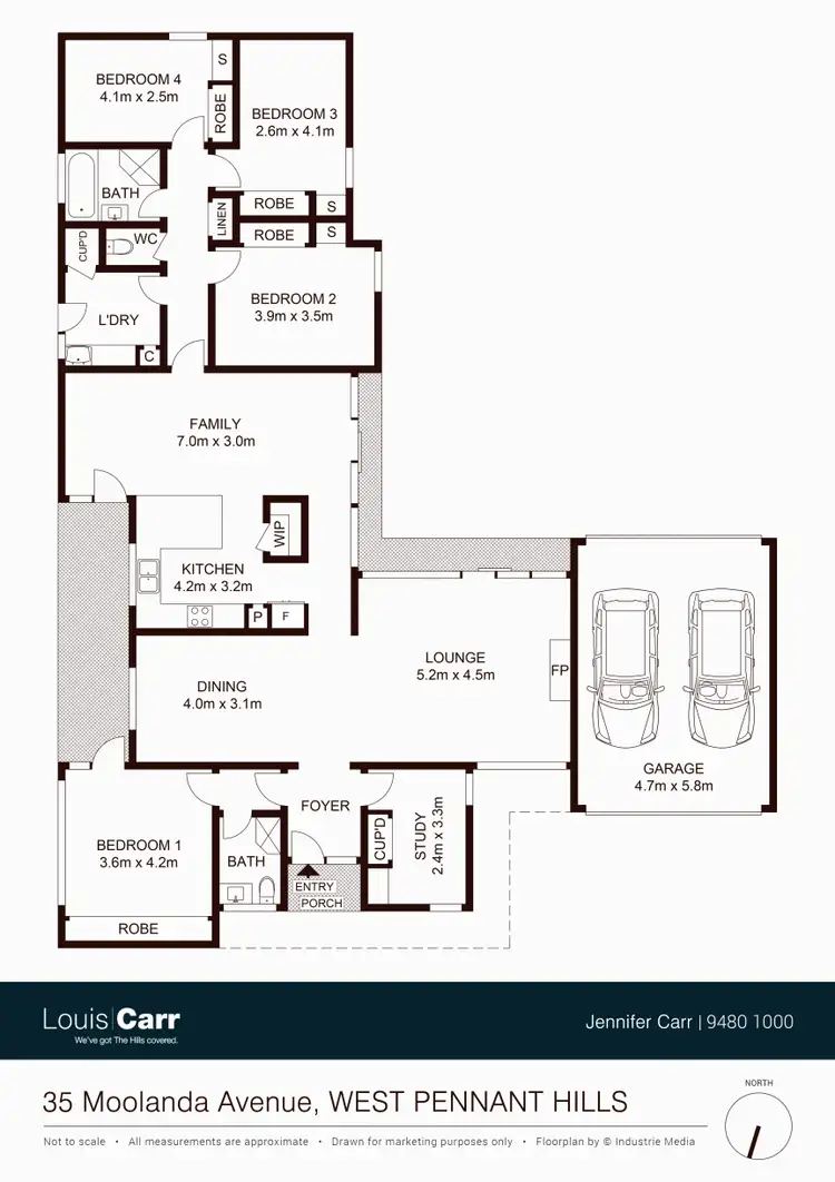 Floorplan of Homely house listing, 35 Moolanda Avenue, West Pennant Hills NSW 2125