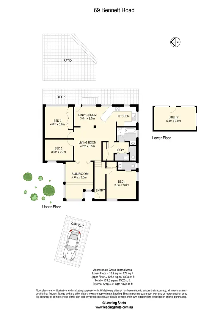 Floorplan of Homely house listing, 69 Bennett Road, The Gap QLD 4061