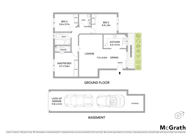 Floorplan of Homely apartment listing, 13/55 Noble Street, Allawah NSW 2218