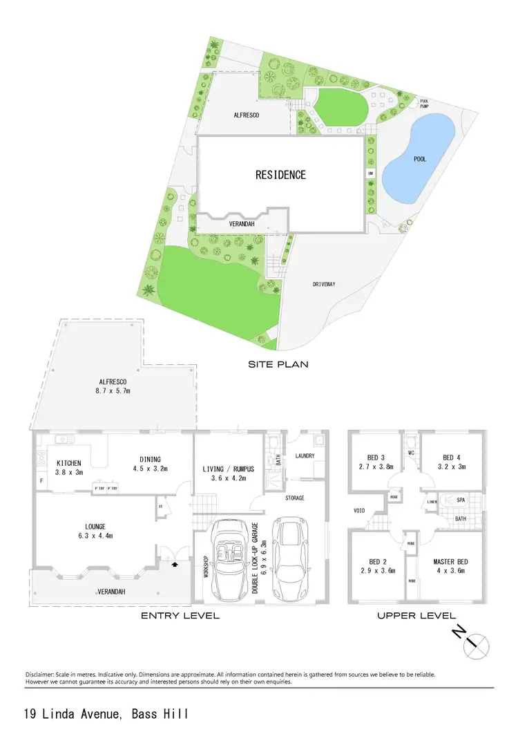 Floorplan of Homely house listing, 19 Linda Avenue, Bass Hill NSW 2197
