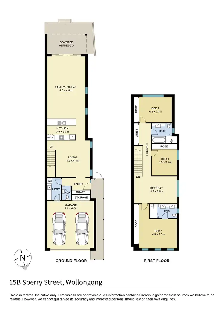 Floorplan of Homely house listing, 15b Sperry Street, Wollongong NSW 2500