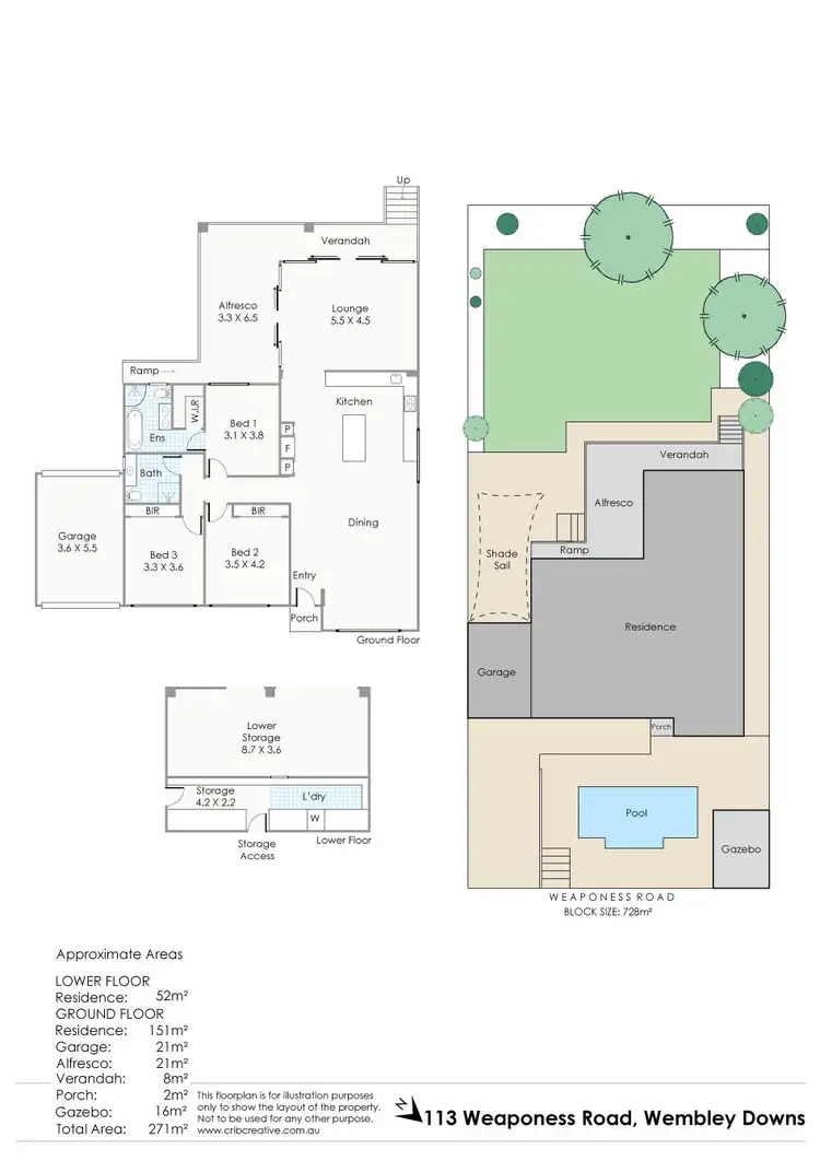 Floorplan of Homely house listing, 113 Weaponess Road, Wembley Downs WA 6019