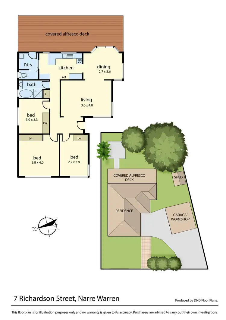 Floorplan of Homely house listing, 7 Richardson Street, Narre Warren VIC 3805