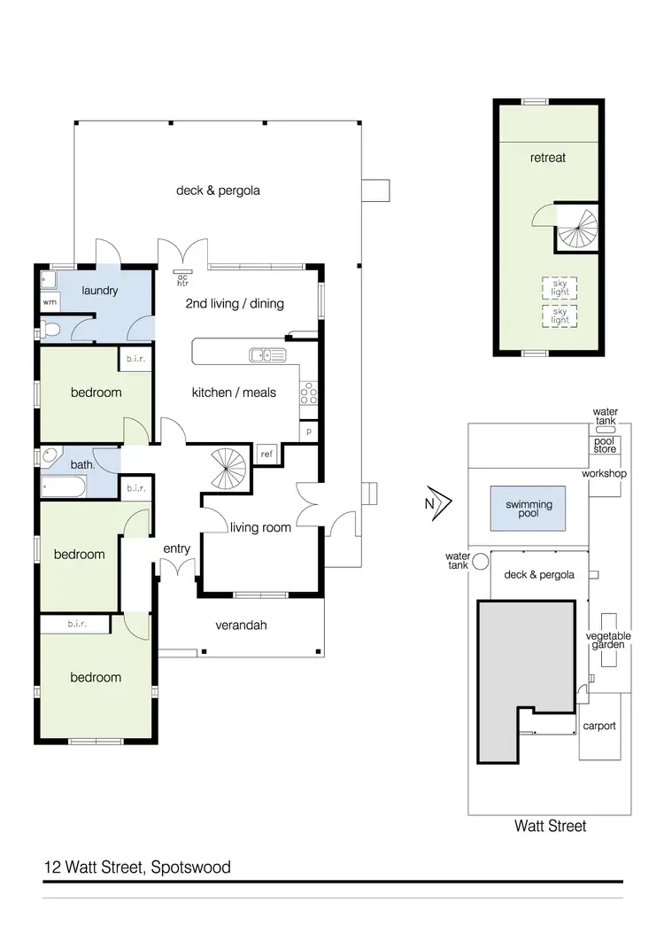 Floorplan of Homely house listing, 12 Watt Street, Spotswood VIC 3015
