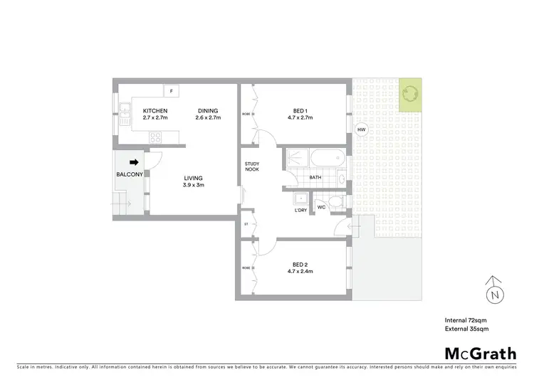 Floorplan of Homely unit listing, 3/22 Ralph Street, Reservoir VIC 3073