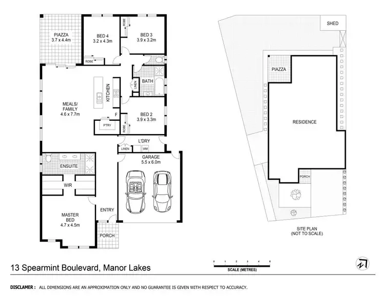 Floorplan of Homely house listing, 13 Spearmint Boulevard, Manor Lakes VIC 3024