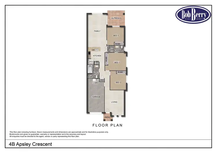 Floorplan of Homely house listing, 4B Apsley Crescent, Dubbo NSW 2830
