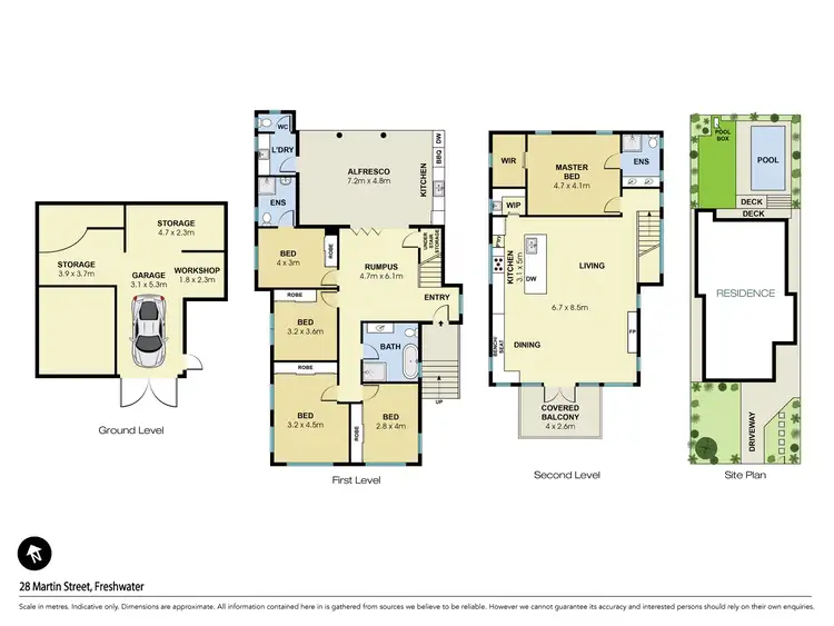 Floorplan of Homely house listing, 28 Martin Street, Freshwater NSW 2096
