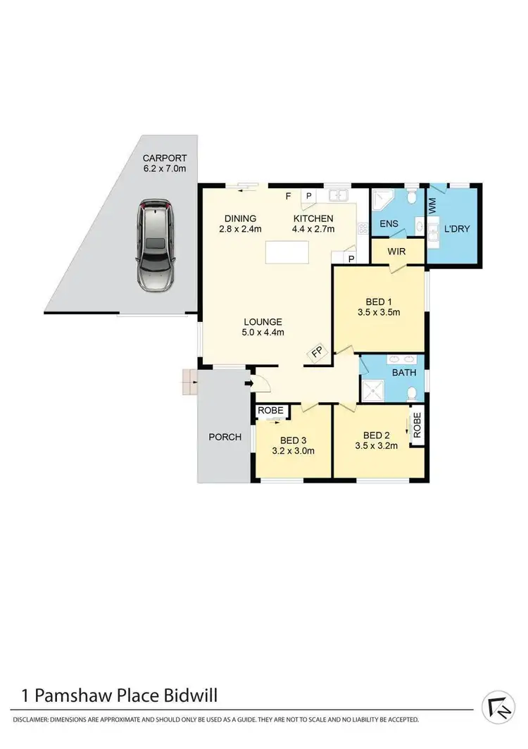 Floorplan of Homely house listing, 1 Pamshaw Place, Bidwill NSW 2770