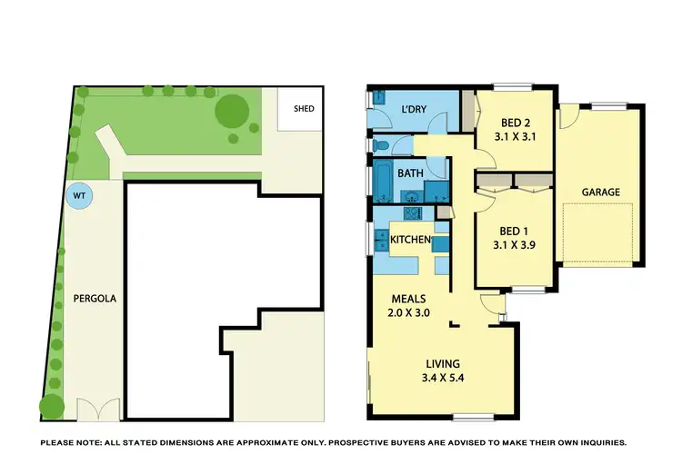 Floorplan of Homely unit listing, 2A Haricot Court, Keilor Downs VIC 3038