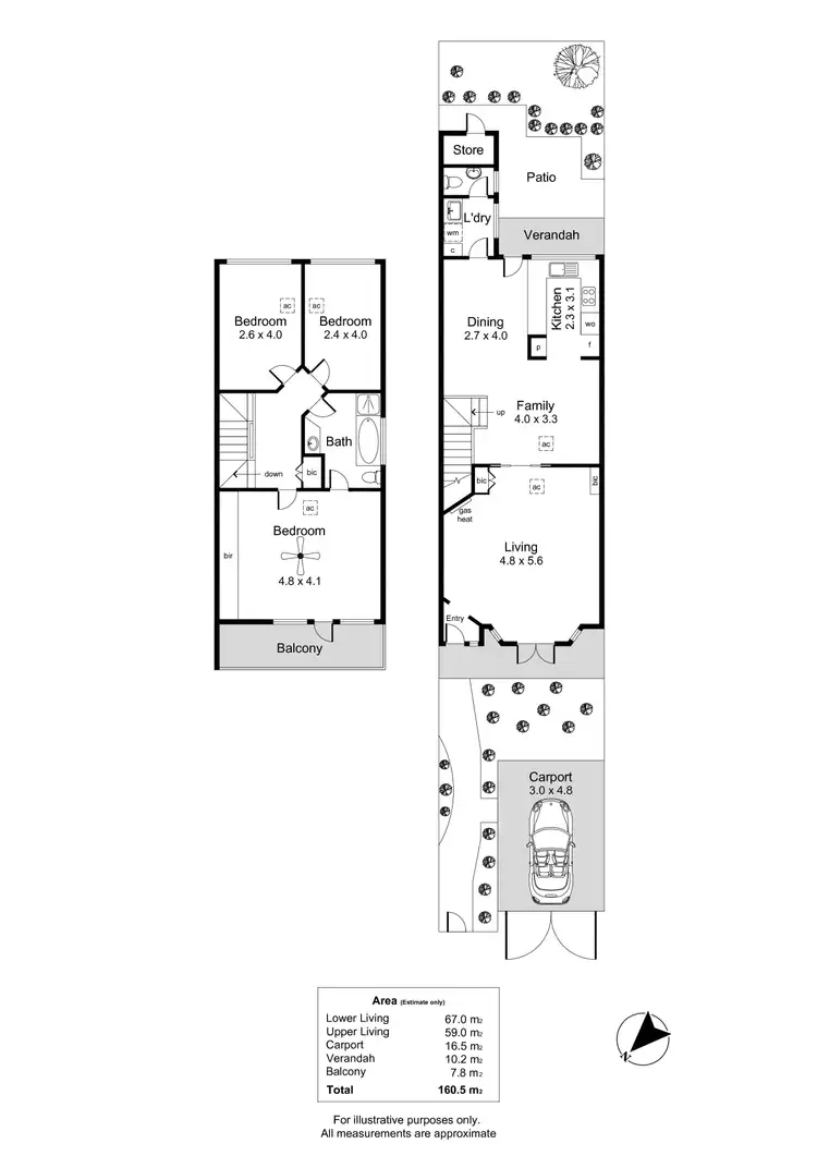 Floorplan of Homely townhouse listing, 103 Stanley Street, North Adelaide SA 5006