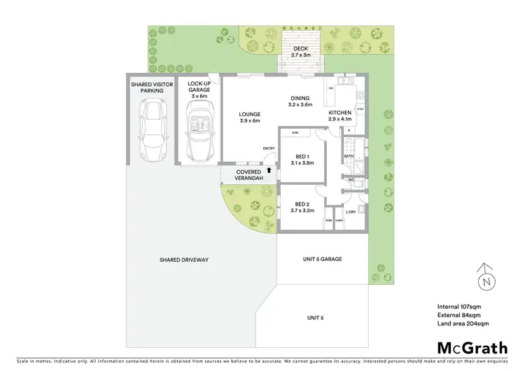 Floorplan of Homely unit listing, 4/46 Peter Street, Grovedale VIC 3216