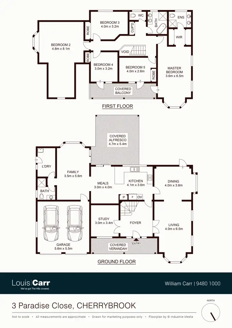 Floorplan of Homely house listing, 3 Paradise Close, Cherrybrook NSW 2126