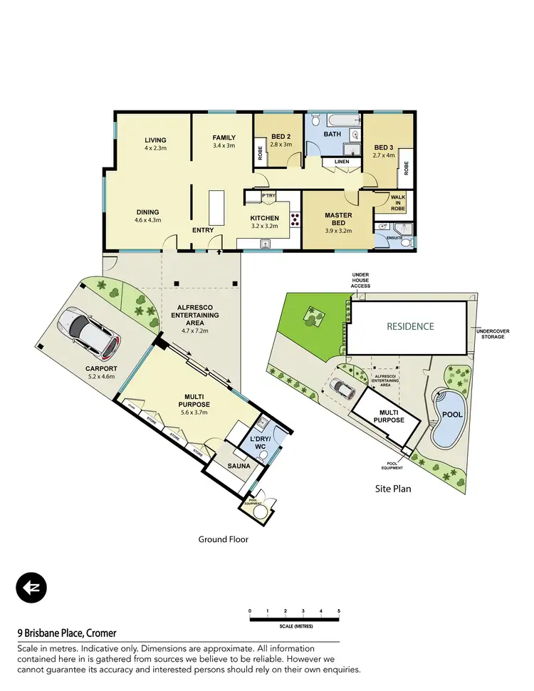 Floorplan of Homely house listing, 9 Brisbane Place, Cromer NSW 2099