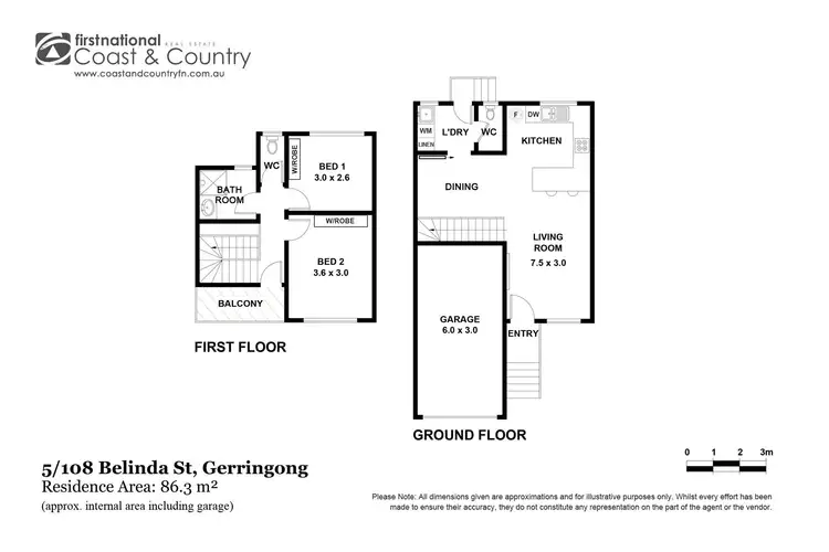 Floorplan of Homely townhouse listing, 5/108 Belinda Street, Gerringong NSW 2534