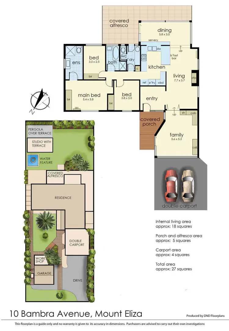 Floorplan of Homely house listing, 10 Bambra Street, Mount Eliza VIC 3930