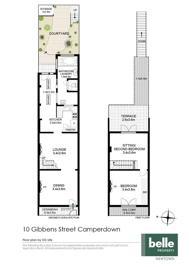 Floorplan of Homely house listing, 10 Gibbens Street, Camperdown NSW 2050