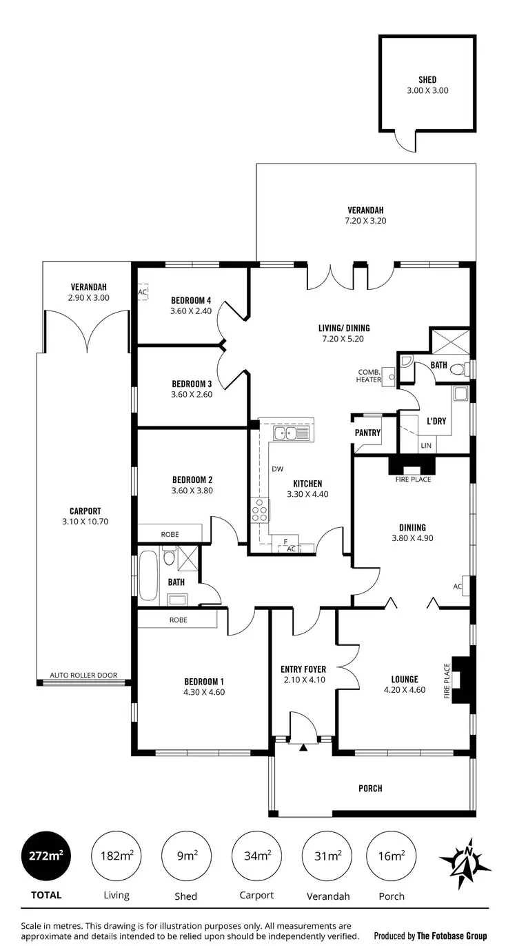 Floorplan of Homely house listing, 13 Rothbury Avenue, Heathpool SA 5068
