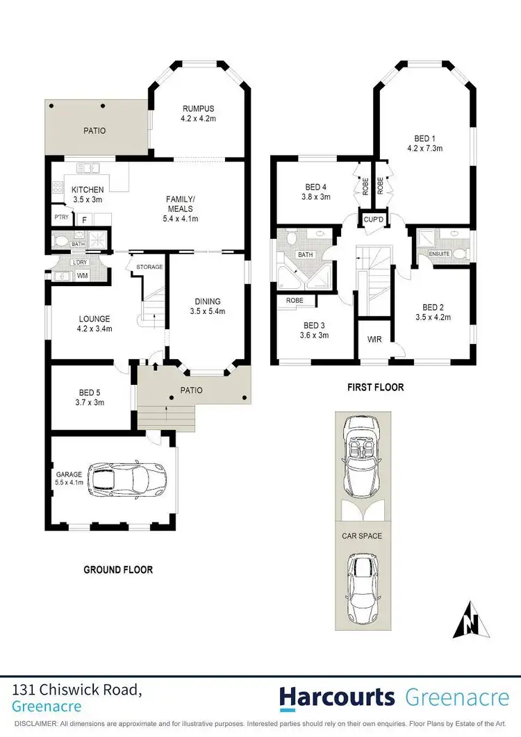 Floorplan of Homely house listing, 131 Chiswick Road, Greenacre NSW 2190