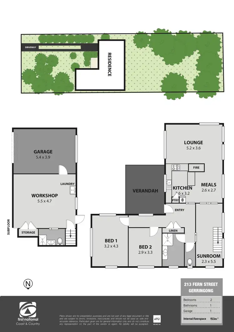 Floorplan of Homely house listing, 213 Fern Street, Gerringong NSW 2534