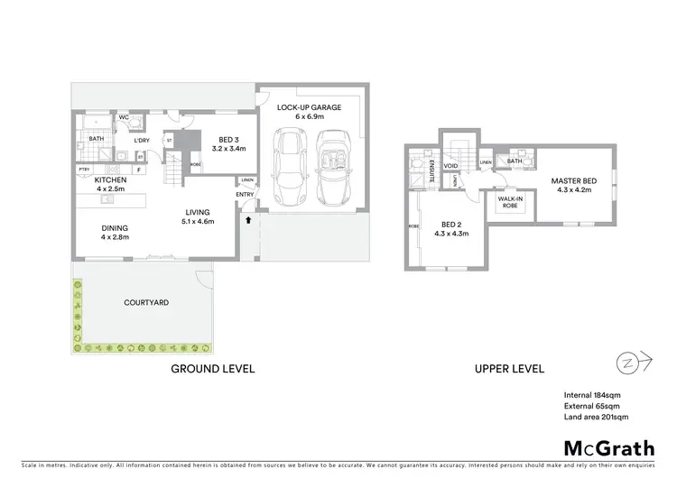 Floorplan of Homely townhouse listing, 2/43 Wellington Street, Geelong West VIC 3218