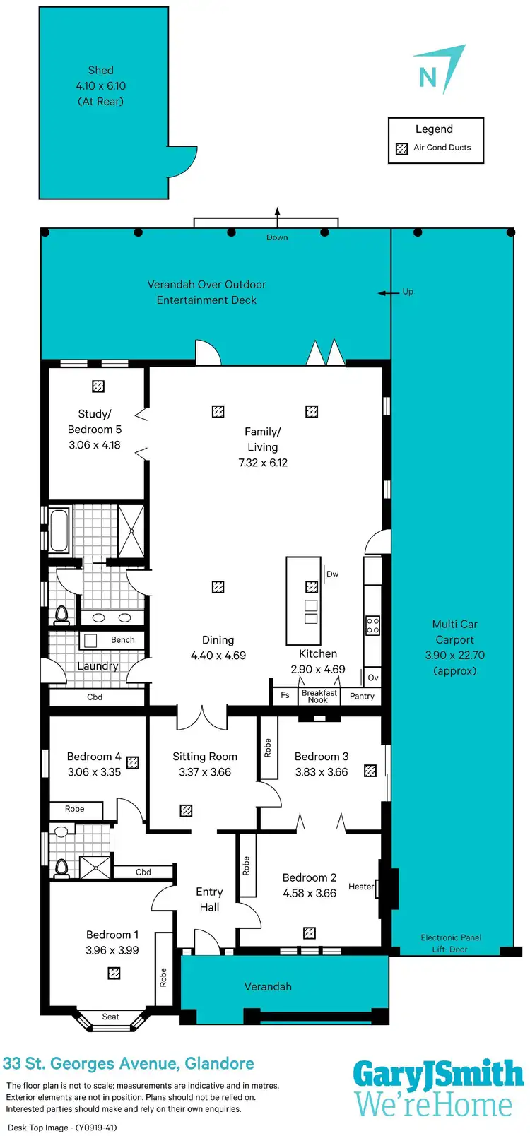Floorplan of Homely house listing, 33 St Georges Avenue, Glandore SA 5037