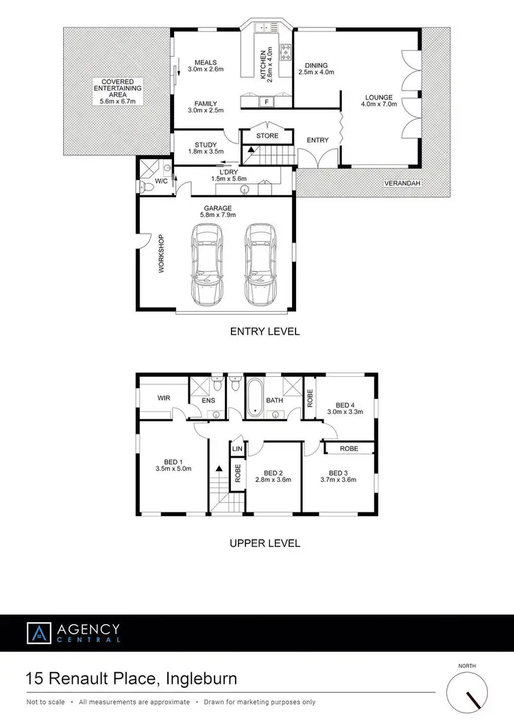 Floorplan of Homely house listing, 15 Renault Place, Ingleburn NSW 2565