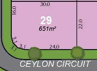 Floorplan of Homely land listing, 19 Ceylon Circuit, Griffin QLD 4503
