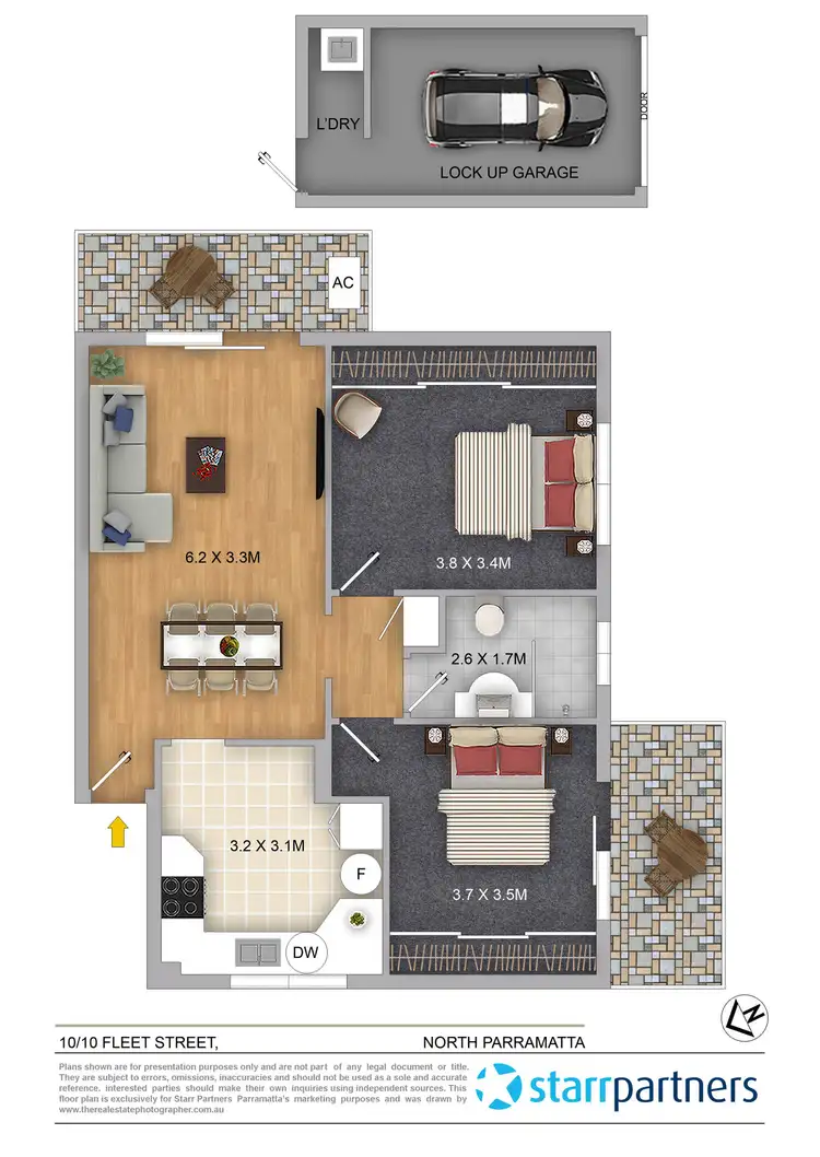 Floorplan of Homely apartment listing, 10/10 Fleet Street, North Parramatta NSW 2151