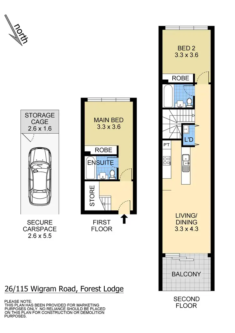 Floorplan of Homely apartment listing, 26/115 Wigram Road, Forest Lodge NSW 2037