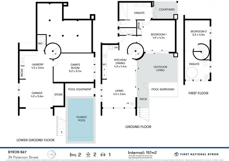 Floorplan of Homely house listing, 34 Paterson Street, Byron Bay NSW 2481