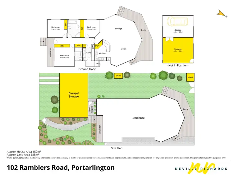 Floorplan of Homely house listing, 102 Ramblers Road, Portarlington VIC 3223