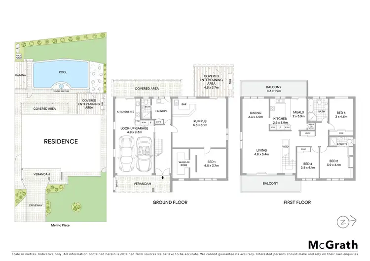 Floorplan of Homely house listing, 11 Merino Place, Sylvania NSW 2224