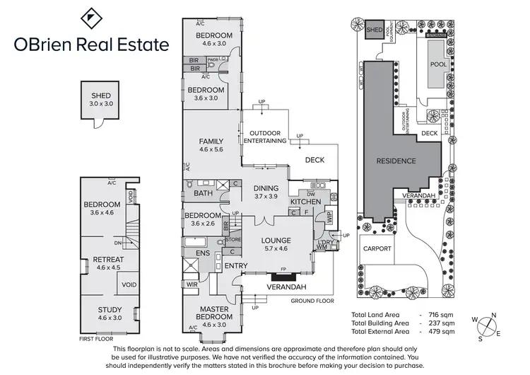 Floorplan of Homely house listing, 3 Fourth Street, Parkdale VIC 3195