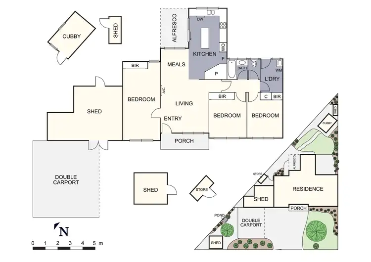 Floorplan of Homely unit listing, 1/91 Farnham Road, Bayswater VIC 3153