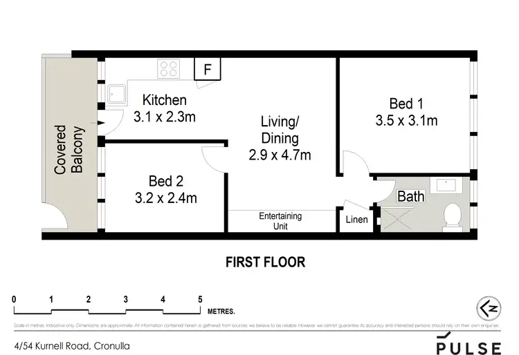 Floorplan of Homely apartment listing, 4/54 Kurnell Road, Cronulla NSW 2230