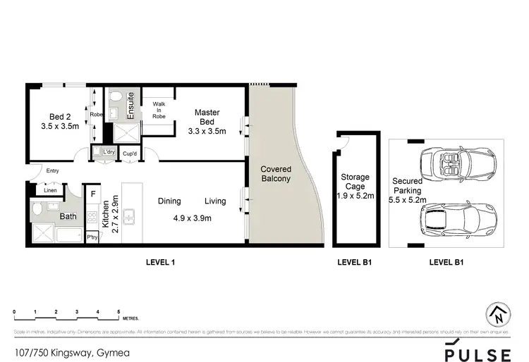 Floorplan of Homely apartment listing, 107/750 Kingsway, Gymea NSW 2227